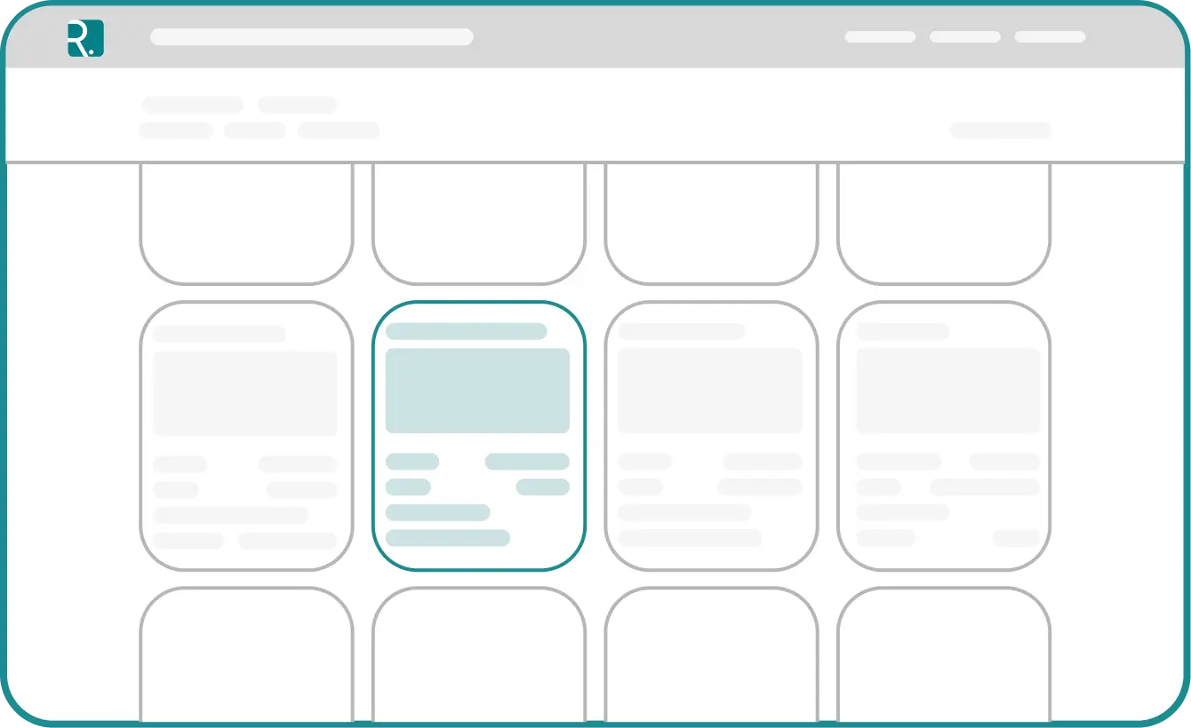 Marketplace wireframe